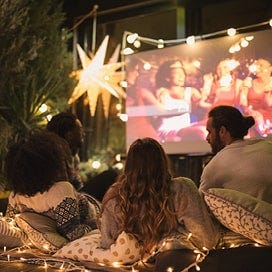 How to Turn Your Garden into an Outdoor Cinema